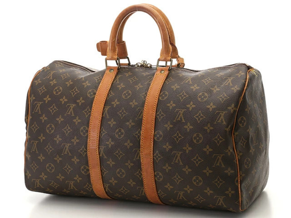 Louis Vuitton Boston Bag Monogram Keepall Brown